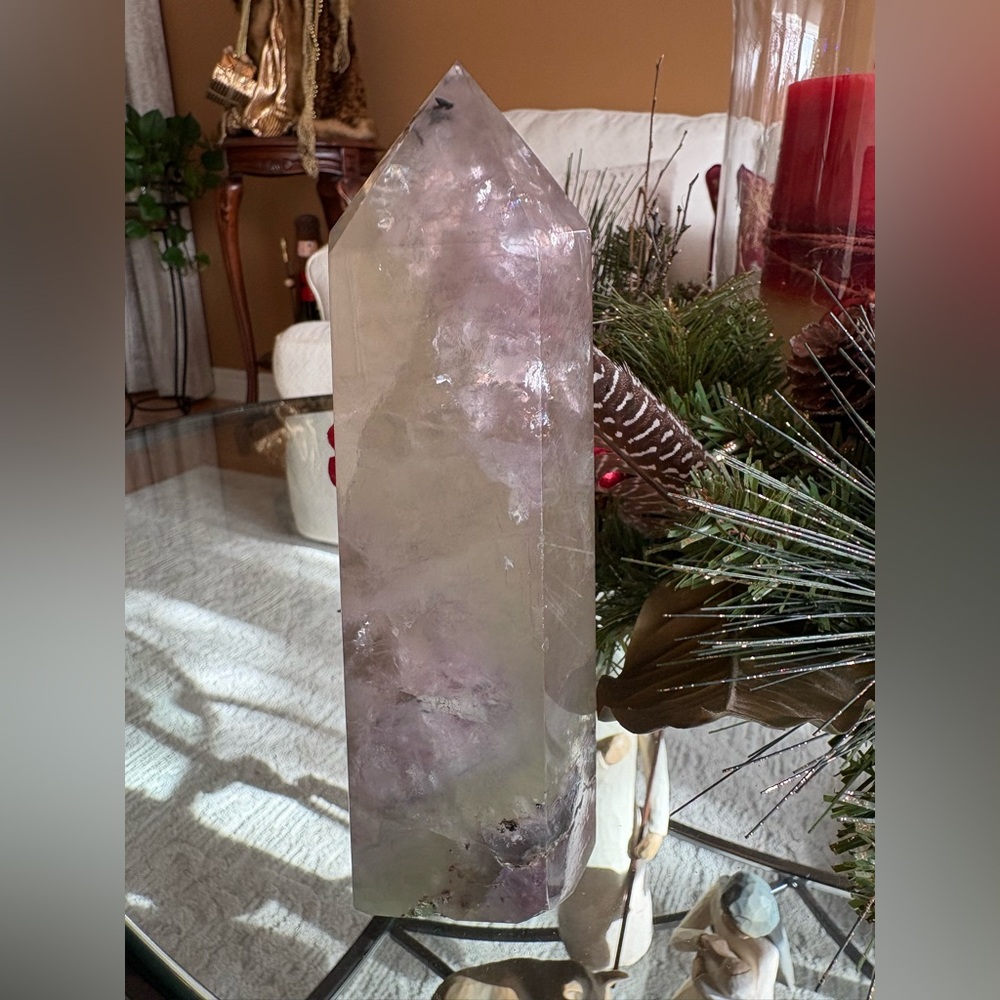 Rare Dendritic Fluorite Tower Crystal